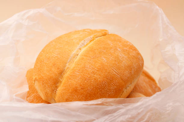 Plastic bag with Chilean Marraquetas