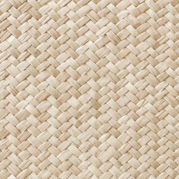 istock Pattern of reed weaving mat with vintage style for background and design art work. 2176296472