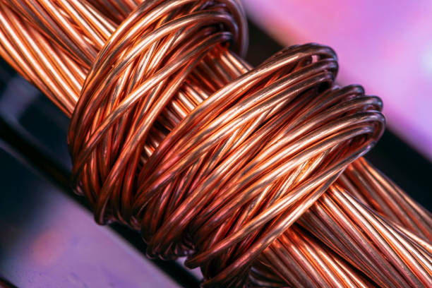 istock Copper wire, raw materials and metals industry 2176319064