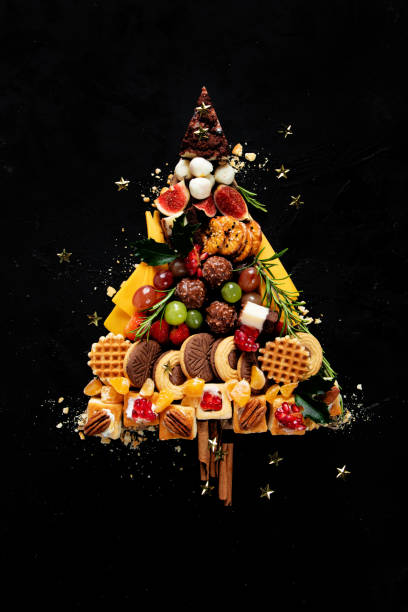 istock Creative sweet Christmas tree. Christmas concept. New Year Holidays background. 2176332554