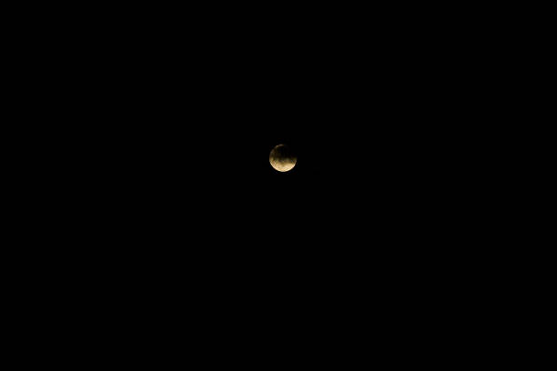 Moon shining in the dark
