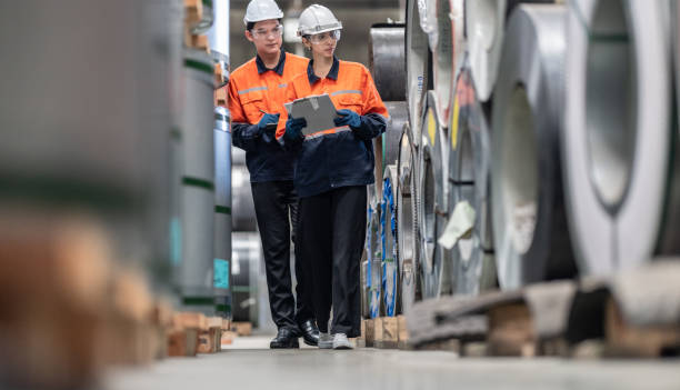 istock nventory Audit at Metal Sheet Factory 2176342727