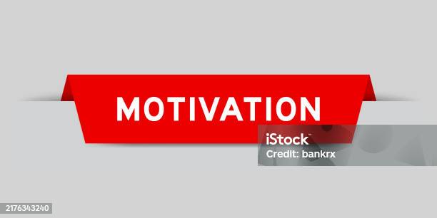 Code Motivations Red Red Color Inserted Label With Word Motivation On Gray Background Stock ...