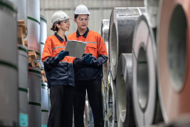 istock nventory Audit at Metal Sheet Factory 2176343599