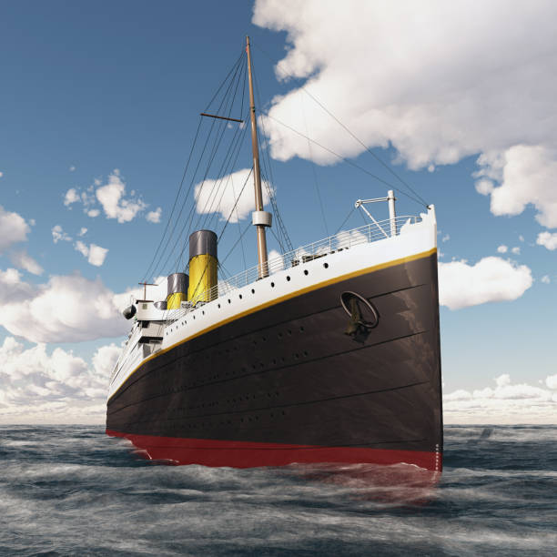 istock Historic passenger ship RMS Titanic on the high seas 2176345202