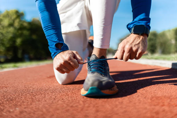 istock Sportsman Prepares for Workout 2176349801
