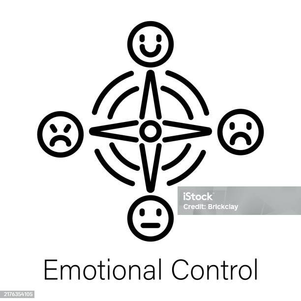 Effect Symbol Control Emotion Control Stock Illustration - Download Image Now - Control ...