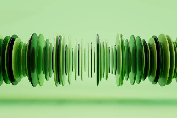 istock Sustainability concept with connecting green color circle shapes, 2176355750