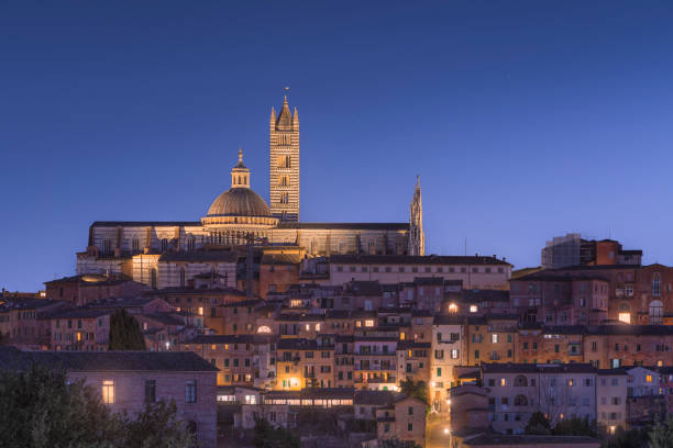 istock Blue hour over Siena Cathedral. Italy 2176374778