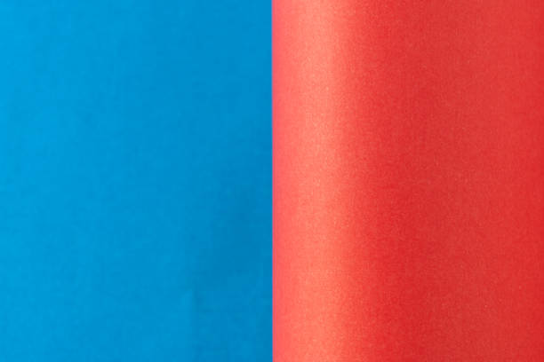 Texture of colored paper. Two blank colored sheets of paper. Abstract background for creativity
