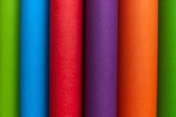 istock Paper texture. Colored paper. Row of empty colored sheets of paper. Abstract texture background 2176386312
