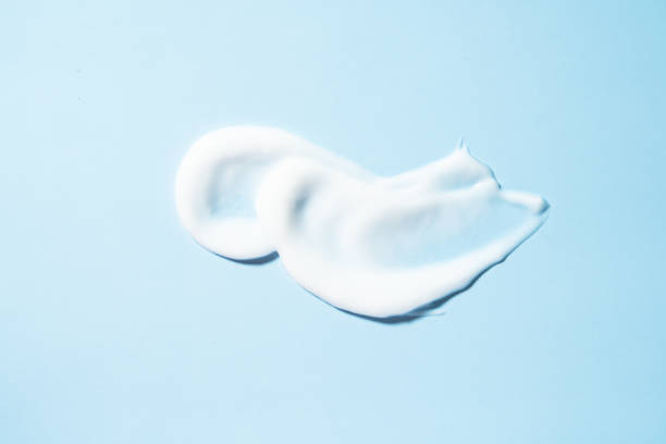 istock Cosmetic smears on a blue background. 2176398319