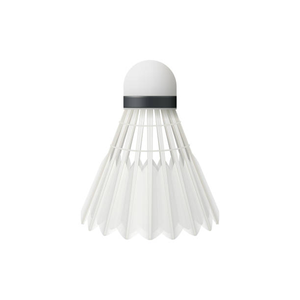 istock Shuttlecock for tennis, sport playing equipment. Badminton racket element, leisure hobby sport activity and entertainment object, professional sports shuttlecock 2176399774