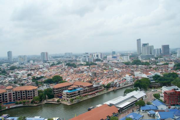 istock Scenery of Malacca City and Malacca River 2176417601