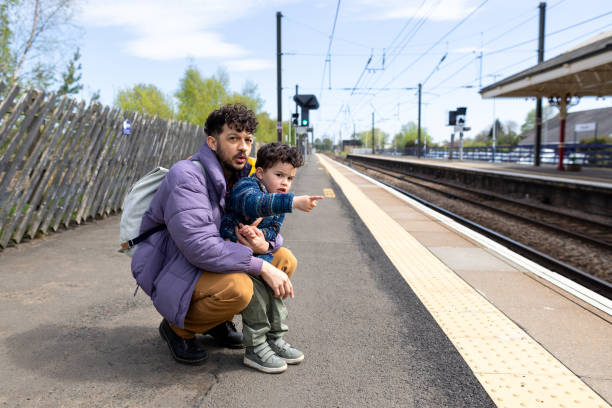istock Train Spotting with My Son 2176425001