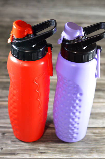 istock plastic bottles, a bottle constructed from high-density or low density plastic, typically used to store liquids such as water 2176427371