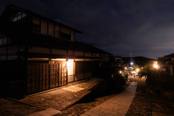 istock Magome-Juku at Night in Japan 2176429231