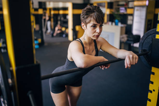 istock Fitness enthusiast preparing for exercise session 2176432325