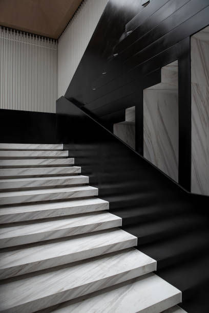 istock Stone staircase for commercial buildings 2176445111