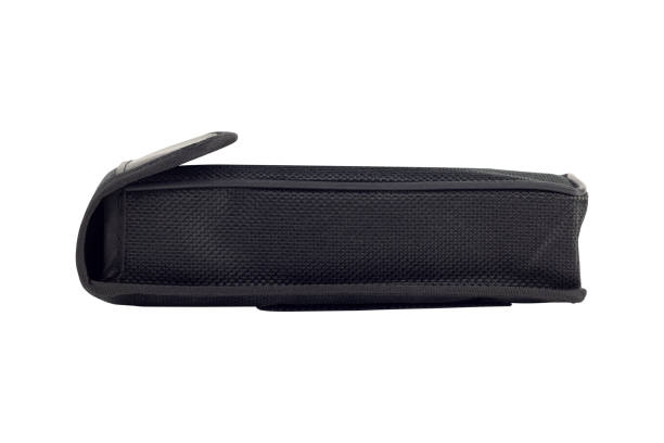 istock black fabric cover with velcro, isolated from background 2176450304