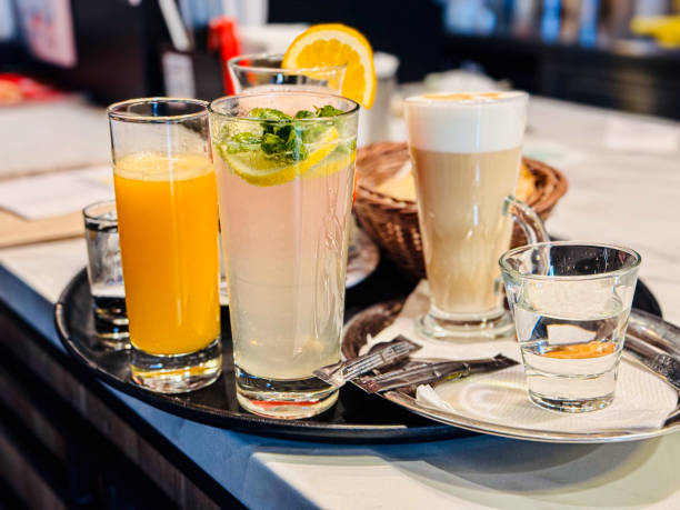 istock Mixed Juices and Coffee on a Table 2176472387