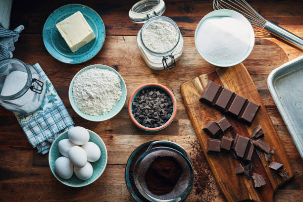 istock Preparing Chocolate Brownie in Domestic Kitchen 2176482155