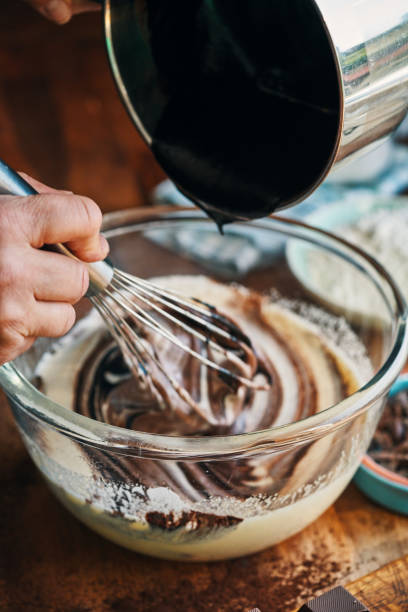 istock Preparing Chocolate Brownie in Domestic Kitchen 2176482622