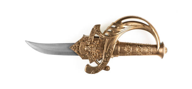 istock golden pirate sword isolated on white background 2176488976