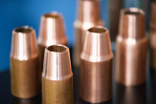 Many types of metal details industrial design background, engineering technology concept