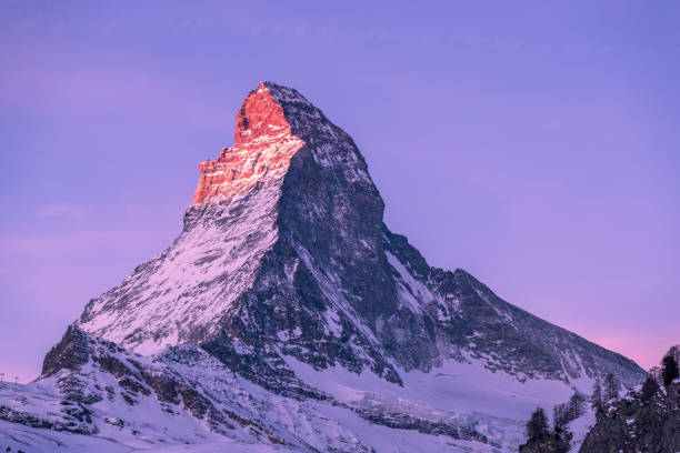 istock Matterhorn Sunrise in Cold Winter 2176507721