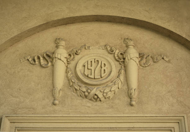 detail on a building from 1928.