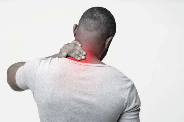 istock Black guy having pain in his neck 2176511905