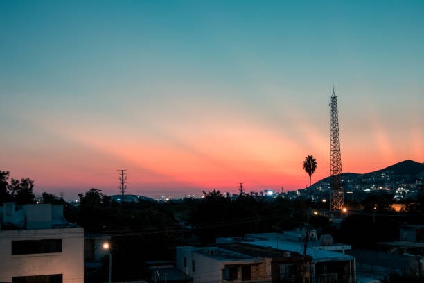 istock Urban Dawn: Monterrey’s Skyline and La Silla Mountain at First Light 2176535661