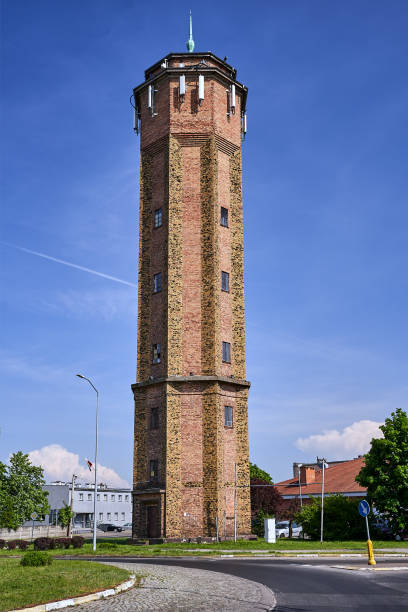 istock Historic brick water tower in Skwierzyna 2176536371