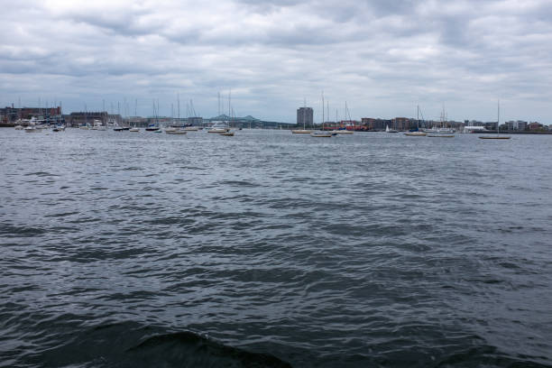 istock Sailing on the Boston Main Channel in Boston, MA 2176540854