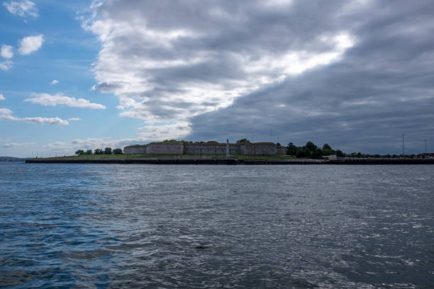 istock Sailing near the Fort Independence in Boston, MA 2176540943