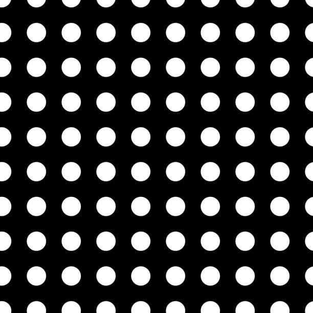 istock Abstract fashion monochrome polka dots background. Black and white seamless pattern with textured circles. Template design for invitation, poster, card, flyer, banner, textile, fabric. Halftone card 2176556927