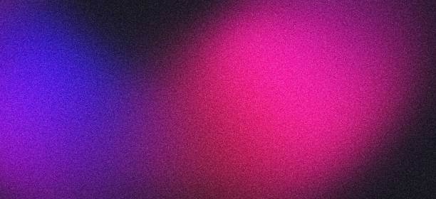 istock Grainy abstract background, noisy color gradient purple green blue pink vibrant glowing shape on black backdrop, dark banner poster header cover wallpaper design 2176557761