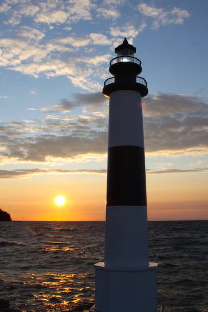 istock Harbor Lighthouse In Door County Wisconsin 2176579361