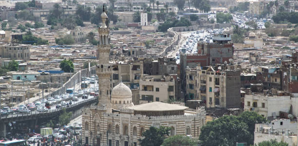 istock Landscape of Cairo in rush hour. Egypt 2176586973