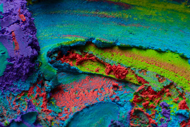 istock Different colors in abstract art. Beautiful decorative art 2176594932