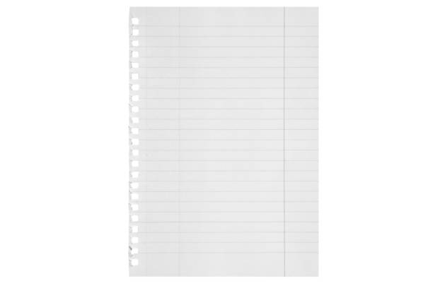 a isolated sheet of paper