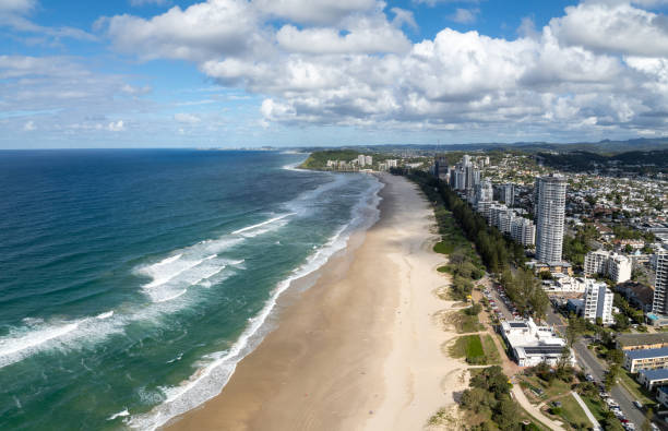 istock Gold Coast Beach and skyscrapers aerial view 2176598265