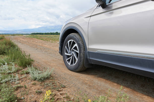 istock A car on a dirt road in a rural area 2176621466