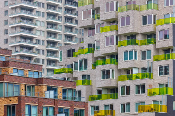 istock Luxury apartment towers in Amsterdam 2176641091