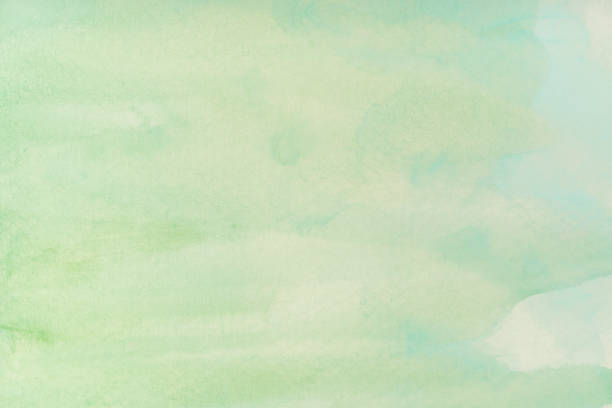 istock Green watercolor background 2176664203