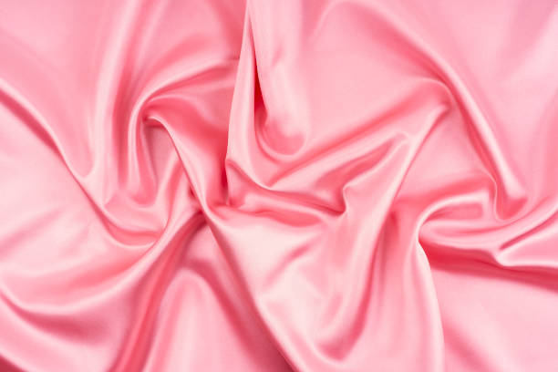 istock Luxury realistic pink silk, satin textile. 2176664244
