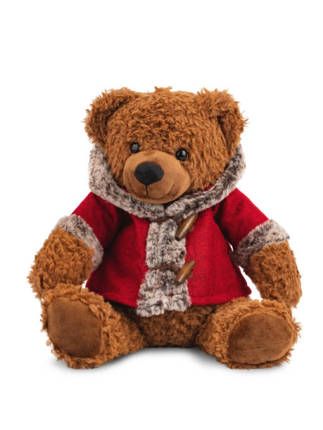 istock vintage stuffed toy, brown teddy bear, isolate on white background 2176671442