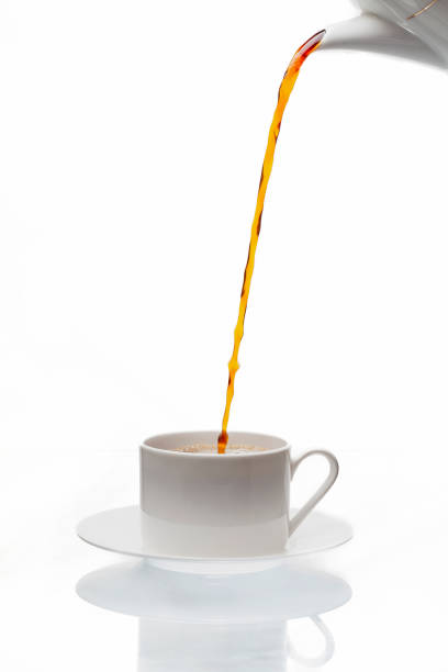 istock Cup of coffee on white background 2176675610