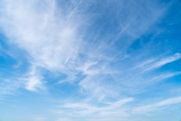 istock Clear blue color sky with white cloud background 2176688414